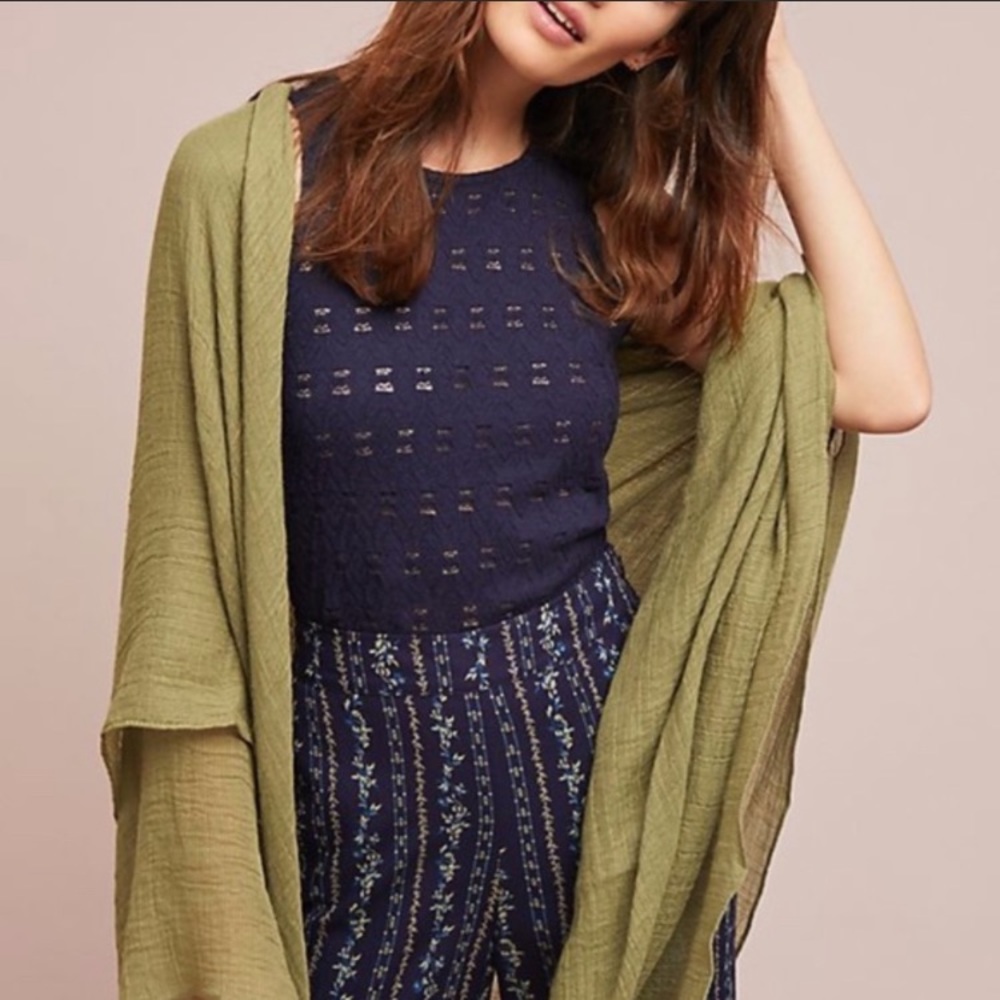 Pure Good X Anthropologie NWT Blue Layering Tank L